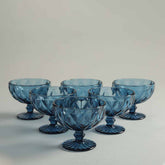 Riverre Blue Ice Cream Bowl Set of 6